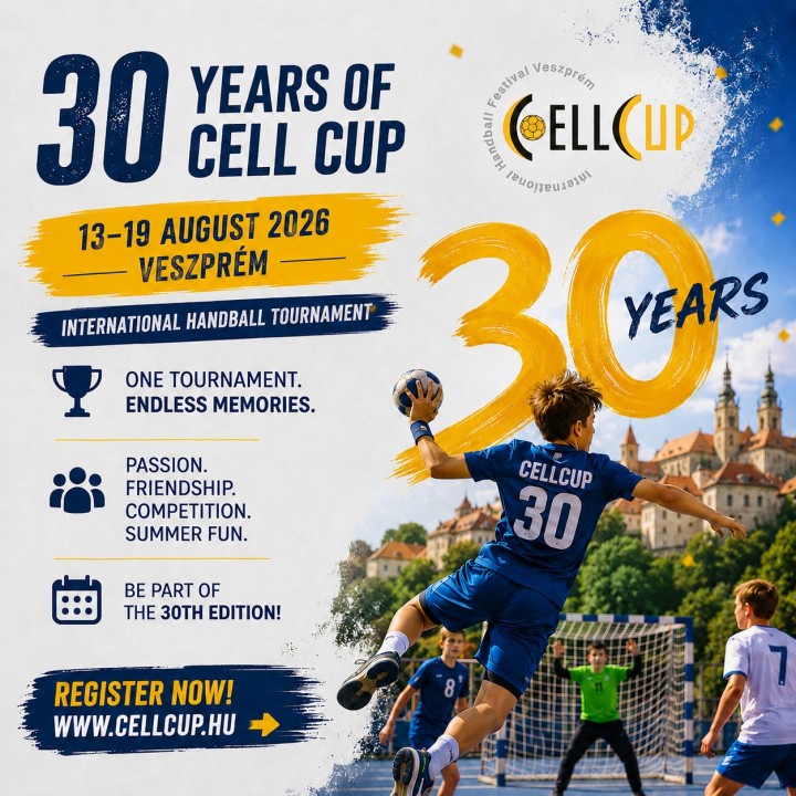 Be part of the 30th Cell-Cup magic!